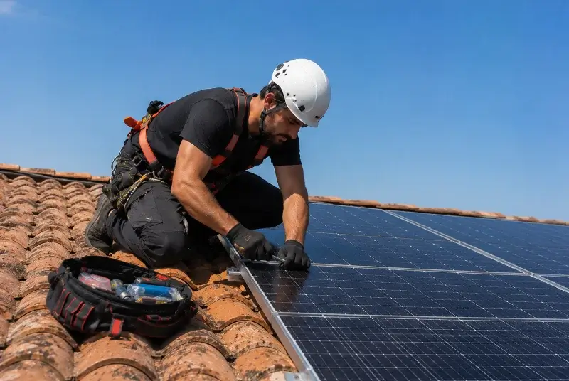 Maintenance et monitoring de panneaux solaires à Râches